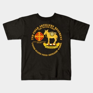 2nd Field Artillery Regiment - US FA School Kids T-Shirt